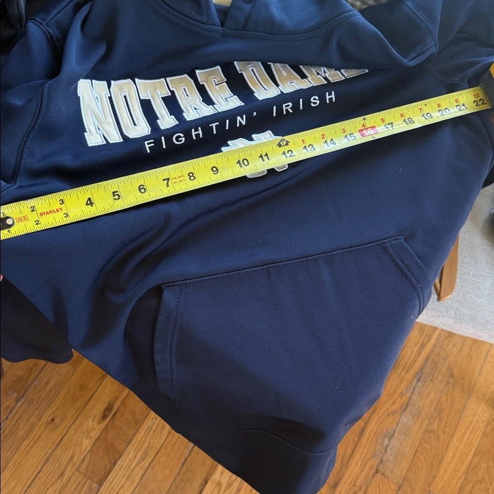 Notre Dame Hoodie with embroidered Logo medium - Picture 5 of 6